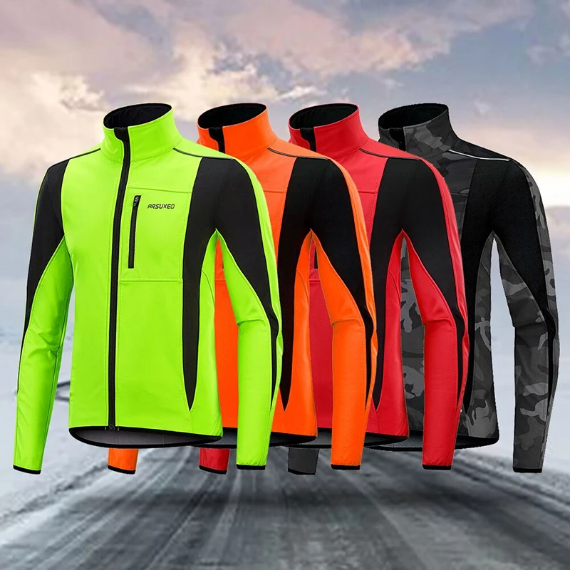 Winter Jacket Men Warm Fleece Cycling Jacket Outdoor Waterproof Reflective Hooded MTB Road Bike Cycling Jerseys Bicycle Clothing
Winter Jacket Men Warm Fleece Cycling Jacket Outdoor Waterproof Reflective Hooded MTB Road Bike Cycling Jerseys Bicycle Clothing