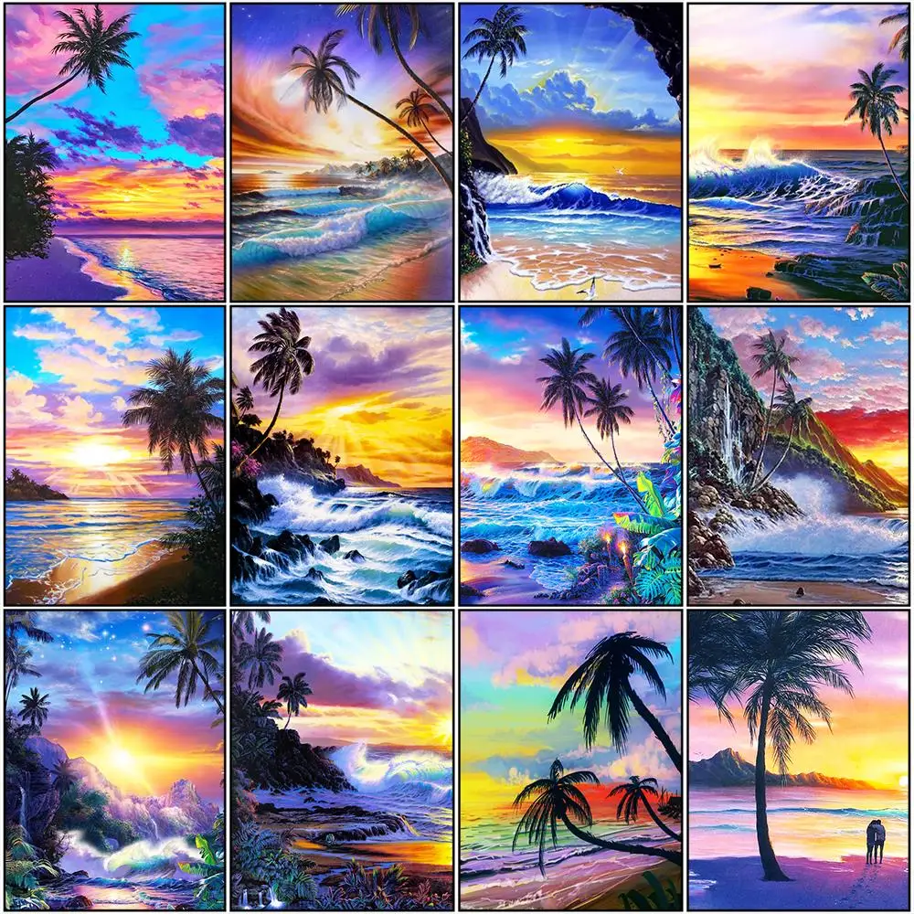 Royal Secret Diamond Painting Seaside Round Drill Diamond Embroidery Landscape Rhinestones Art Bead Picture Mosaic Coconut Tree
Royal Secret Diamond Painting Seaside Round Drill Diamond Embroidery Landscape Rhinestones Art Bead Picture Mosaic Coconut Tree
