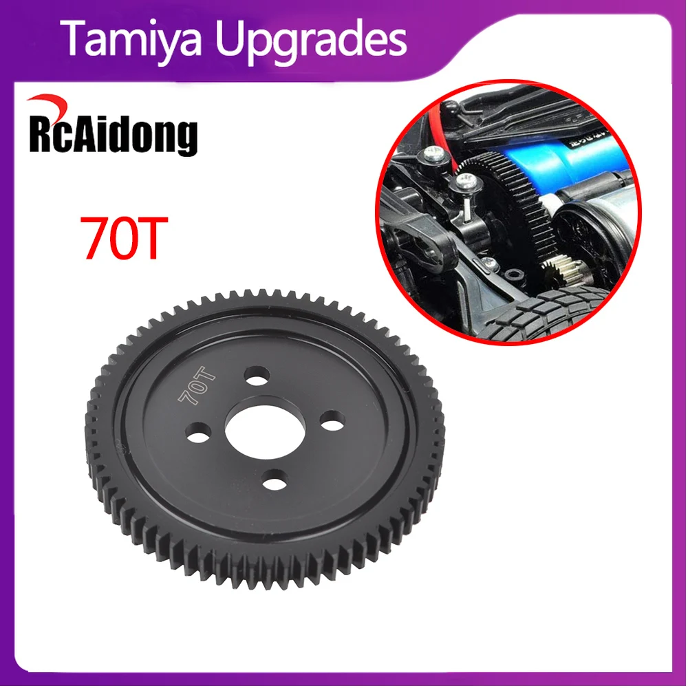 1/10 RC Racing Car Chassis Accessories 70T Spur Gear for Tamiya TA05IFS TA05v2 TT-02 TT-02B TA05 On Road Car Upgrade Parts
1/10 RC Racing Car Chassis Accessories 70T Spur Gear for Tamiya TA05IFS TA05v2 TT-02 TT-02B TA05 On Road Car Upgrade Parts