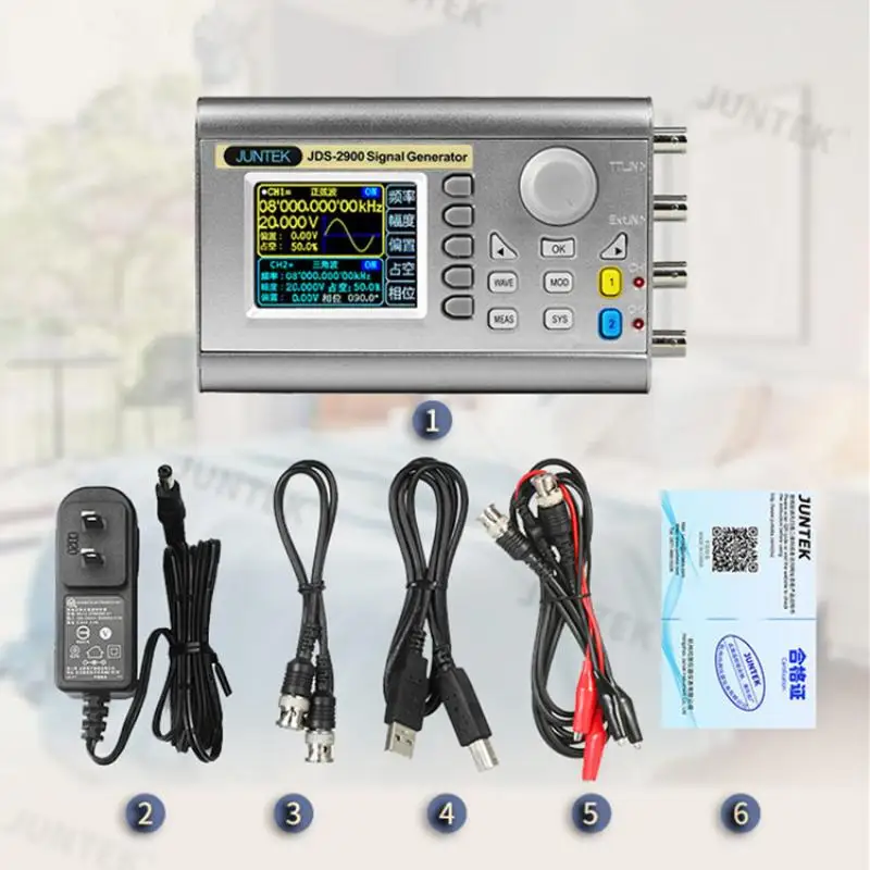 2-Channel DDS Signal Generator Counter Frequency 15 MHz Signal Source JDS2900
2-Channel DDS Signal Generator Counter Frequency 15 MHz Signal Source JDS2900