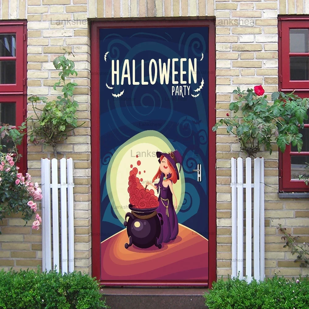 Halloween Theme Door Stickers Self Adhesive Witch's Brew Poster Door Decoration Waterproof Pvc Home Decor Mural Diy Door Decals
Halloween Theme Door Stickers Self Adhesive Witch's Brew Poster Door Decoration Waterproof Pvc Home Decor Mural Diy Door Decals