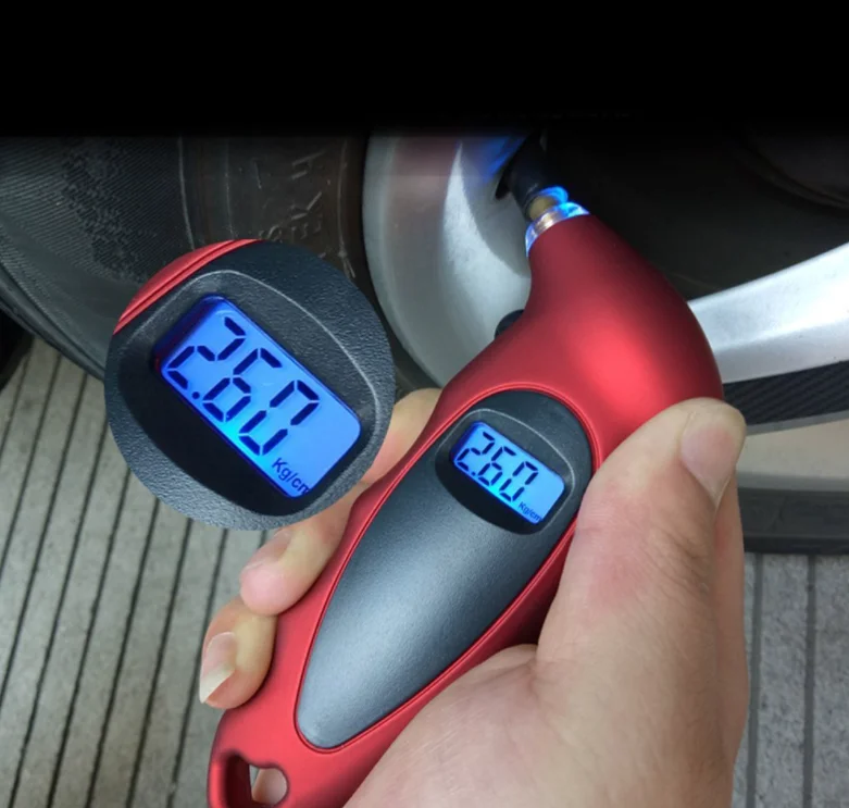 Digital Tire Pressure Gauge Car Truck Bicycle with Backlit LCD and Non-Slip Grip Digital Tire Pressure Gauge High Precision
Digital Tire Pressure Gauge Car Truck Bicycle with Backlit LCD and Non-Slip Grip Digital Tire Pressure Gauge High Precision