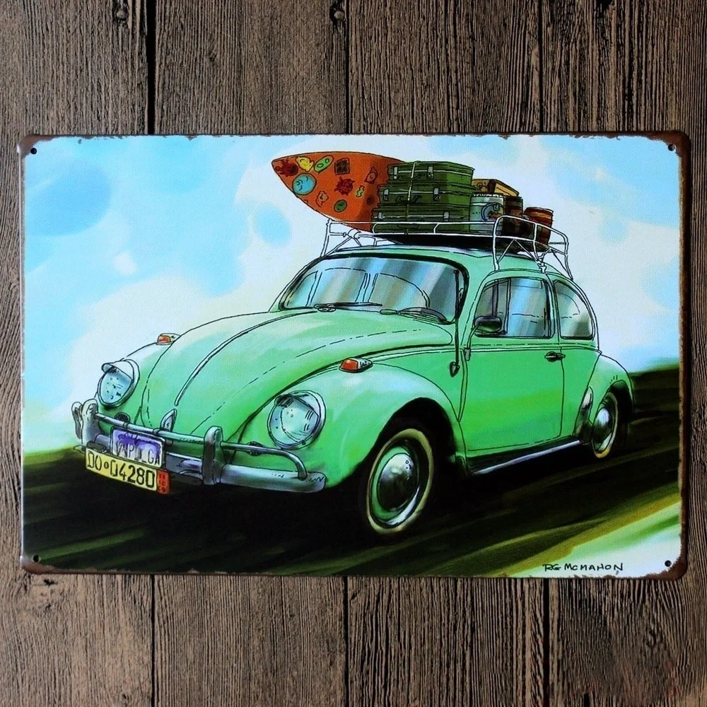 New Vintage Car Decoration for Home Hotel Cafe Bar Tin Sign the Wall Decoration of Fresco Art Poster Paint Metal Plate
New Vintage Car Decoration for Home Hotel Cafe Bar Tin Sign the Wall Decoration of Fresco Art Poster Paint Metal Plate