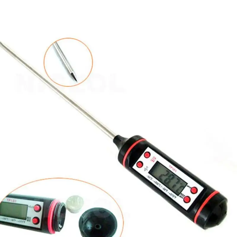 Digital Cooking Thermometer Food Probe Meat Kitchen BBQ Temperature High Quality Household Thermometers
Digital Cooking Thermometer Food Probe Meat Kitchen BBQ Temperature High Quality Household Thermometers