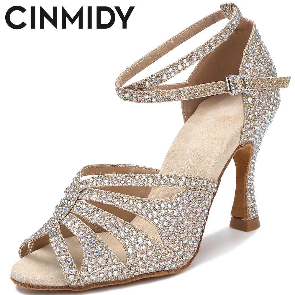 CINMIDY Golden Latin Dance Shoes Tango Salsa Rumba Samba Ballroom Party Women Sandals Ladies High Heels Wedding Shoes
CINMIDY Golden Latin Dance Shoes Tango Salsa Rumba Samba Ballroom Party Women Sandals Ladies High Heels Wedding Shoes