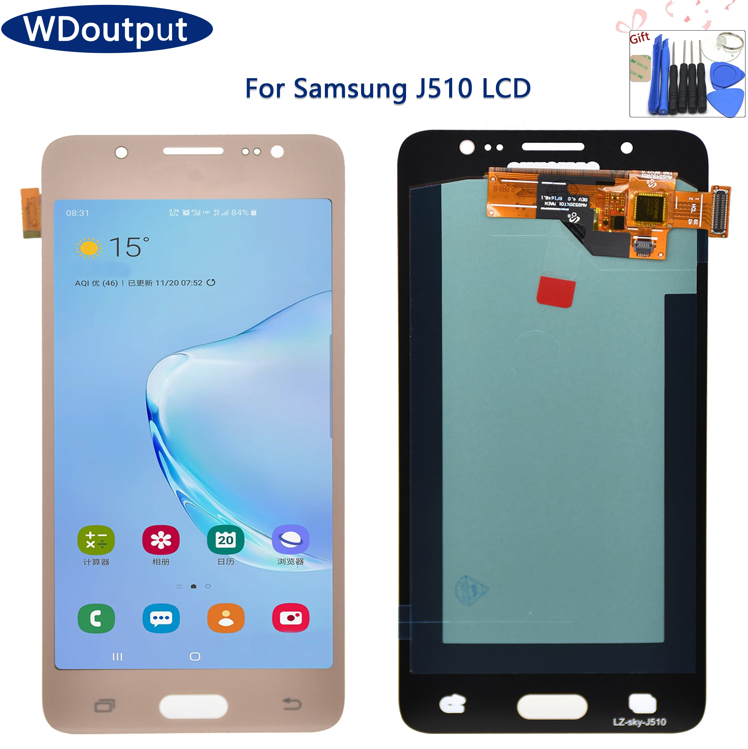 AMOLED 5.2" inches LCD For Samsung Galaxy J5 2016 J510 J510F J510FN J510M LCD Display Touch Digitizer Assembly Parts
AMOLED 5.2" inches LCD For Samsung Galaxy J5 2016 J510 J510F J510FN J510M LCD Display Touch Digitizer Assembly Parts