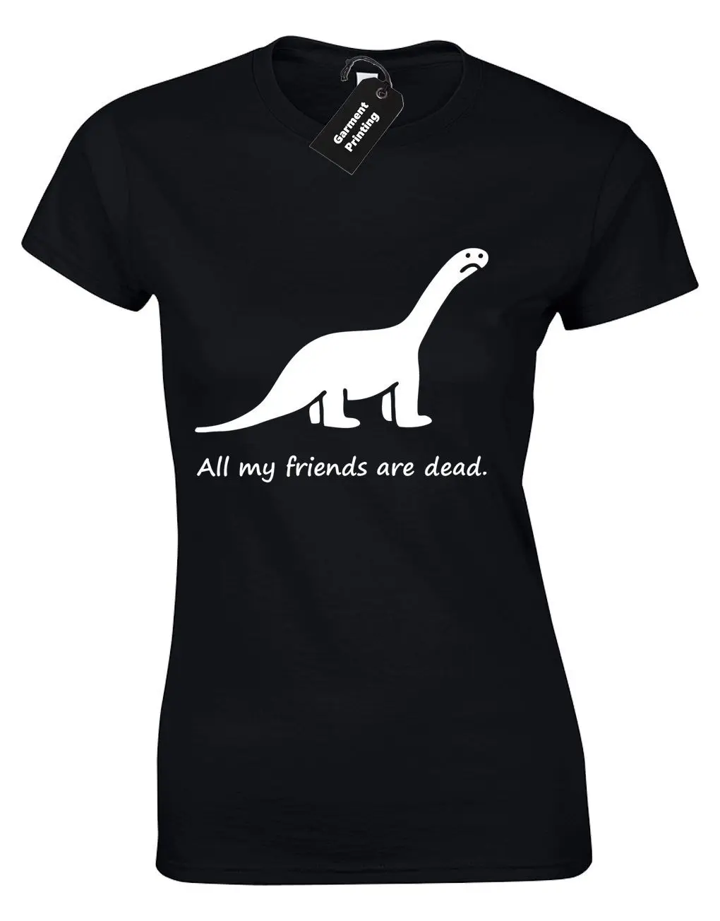 Все мои друзья мертвые дамы футболка забавная шутка динозавр подарок идея