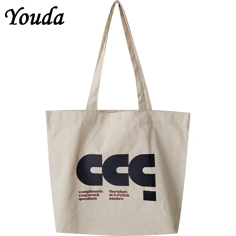 Female Large Capacity Casual Tote Bag Shopping Letter Printing Original Handbag White Zipper Women Fashion Travel Canvas Bags
Female Large Capacity Casual Tote Bag Shopping Letter Printing Original Handbag White Zipper Women Fashion Travel Canvas Bags