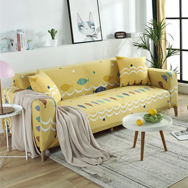 Elastic Polyester Sofa Covers Bohemian Style Grid Contracted Knitted Fabric Slipcovers Protector 1/2/3/4 Seater
Elastic Polyester Sofa Covers Bohemian Style Grid Contracted Knitted Fabric Slipcovers Protector 1/2/3/4 Seater