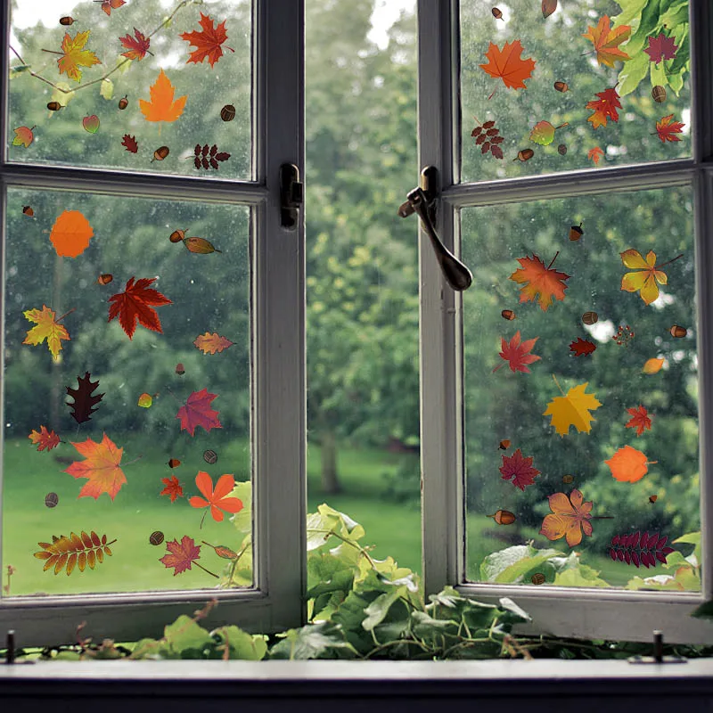 3pcs/Set Thanksgiving Maple Leaf Window Wall Sticker DIY Home Decor Fall Leaves Wall Art Autumn Party Decorations Glass Dress Up
3pcs/Set Thanksgiving Maple Leaf Window Wall Sticker DIY Home Decor Fall Leaves Wall Art Autumn Party Decorations Glass Dress Up