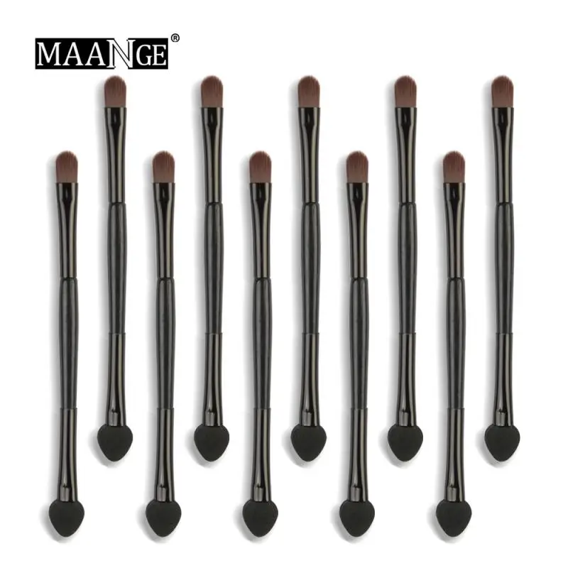 

Makeup Brushes 10Pcs Double-headed Eyeshadow Brushes Sponge Head Eye Shadow Makeup Brushes Cosmetic Brush Tools Sets Maquiagem