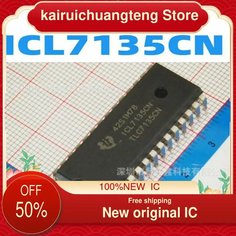 (1 шт.) ICL7135 ICL7135CN TLC7135CN DIP28 аналогово-цифровой преобразователь чип новый оригинальный IC
(1 шт.) ICL7135 ICL7135CN TLC7135CN DIP28 аналогово-цифровой преобразователь чип новый оригинальный IC