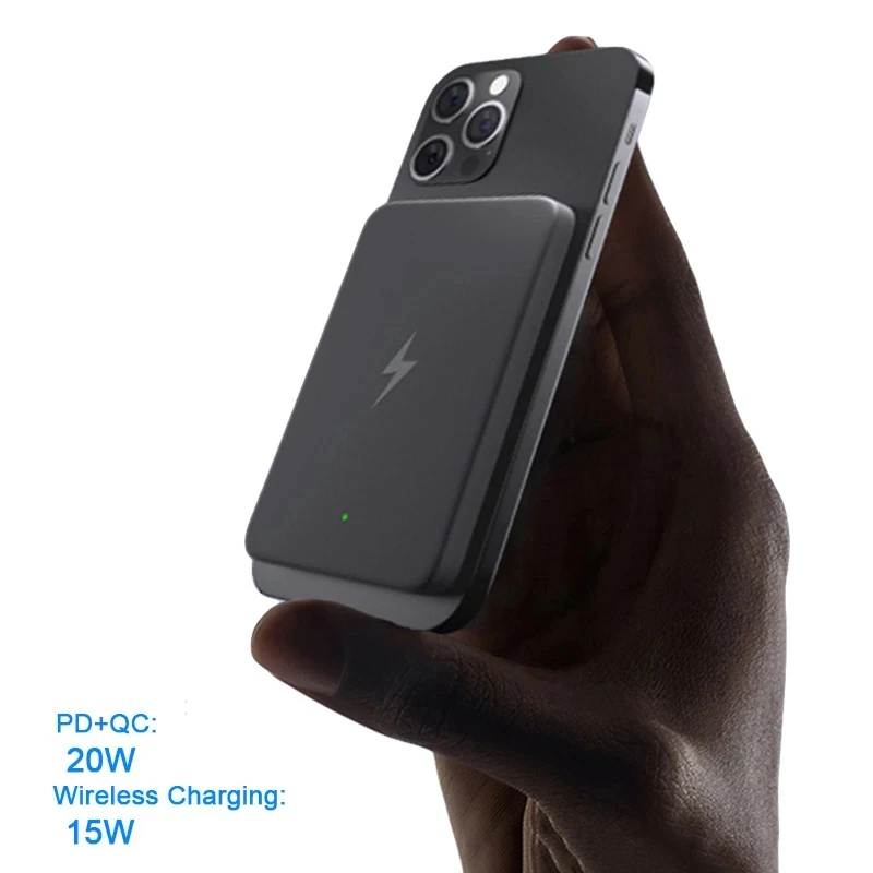 5000mAh Portable Magnetic Wireless Power Bank 15W Fast Charger For iPhone 13 12 Pro Max PowerBank Mobile Phone External Battery
5000mAh Portable Magnetic Wireless Power Bank 15W Fast Charger For iPhone 13 12 Pro Max PowerBank Mobile Phone External Battery