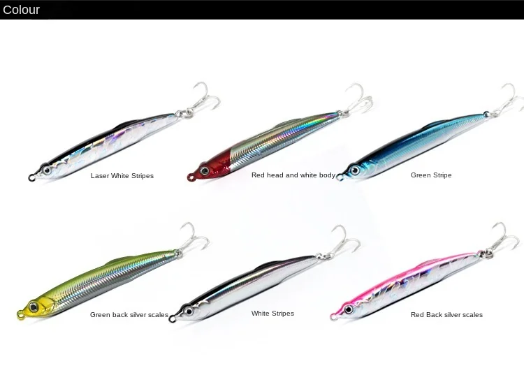 The new super long throw lure bullet shock pendulum submersible pencil 9 g cocked-mouth bass lure lure bait bait bullet
The new super long throw lure bullet shock pendulum submersible pencil 9 g cocked-mouth bass lure lure bait bait bullet