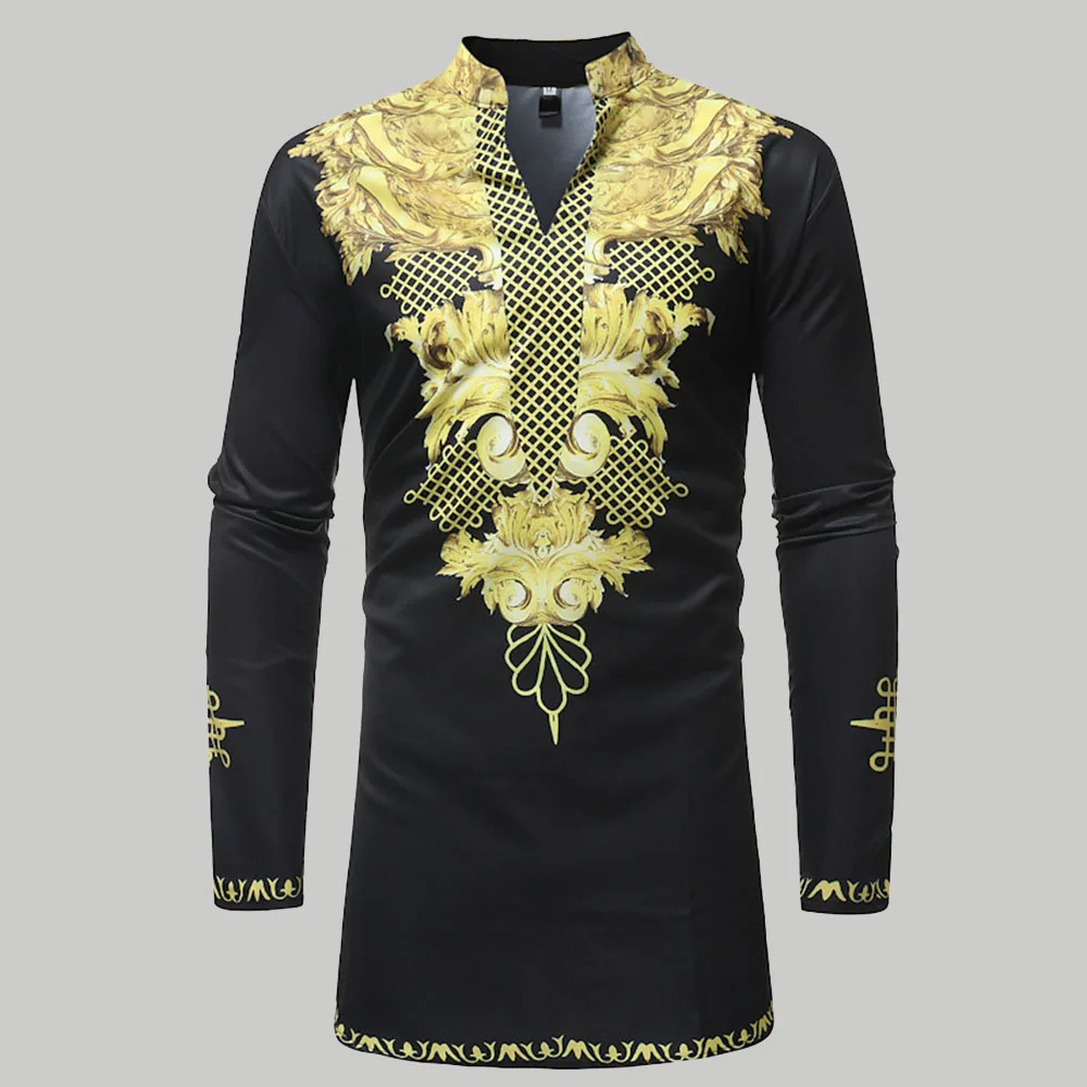 Men's 2021 Spring Summer New African Oversize Printing T-shirt Casual Loose Solid Color V-neck Long Sleeve Fashion Simplicity
Men's 2021 Spring Summer New African Oversize Printing T-shirt Casual Loose Solid Color V-neck Long Sleeve Fashion Simplicity