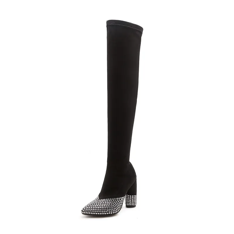 Big Size rhinestone boot thigh high boots knee high boots over the knee boots women ladies boots shoes woman winter boots women
Big Size rhinestone boot thigh high boots knee high boots over the knee boots women ladies boots shoes woman winter boots women
