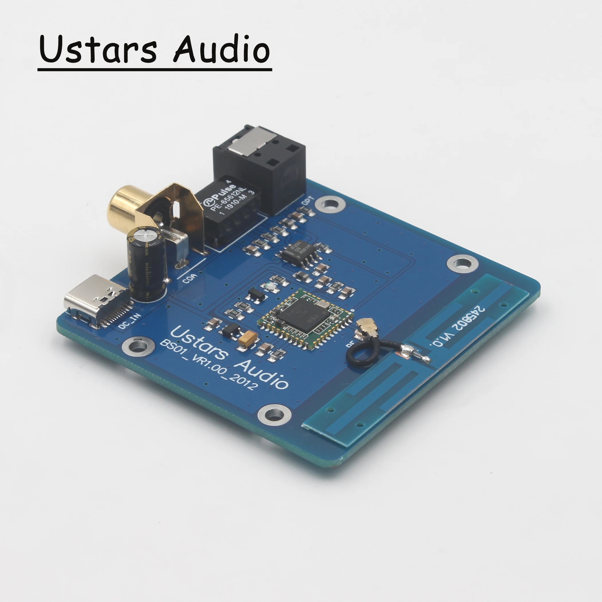 BS01 CSR8675 Bluetooth 5.0 Bluetooth to Coaxial Optical Fiber Digital Interface APTX HD LDAC
BS01 CSR8675 Bluetooth 5.0 Bluetooth to Coaxial Optical Fiber Digital Interface APTX HD LDAC