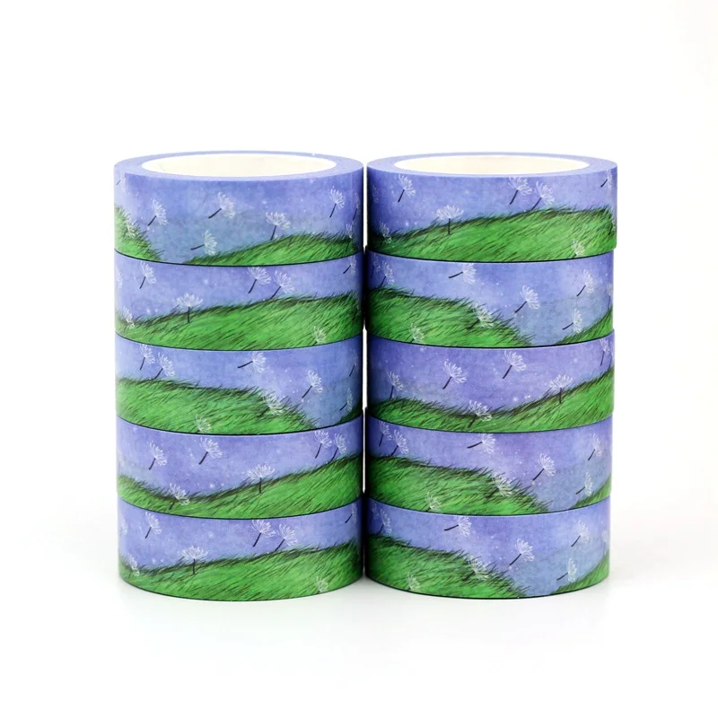 NEW 10pcs/Lot Decorative Meadow Dandelion Washi Tapes DIY Bullet Journal Adhesive Masking Tape Cute Stationery
NEW 10pcs/Lot Decorative Meadow Dandelion Washi Tapes DIY Bullet Journal Adhesive Masking Tape Cute Stationery