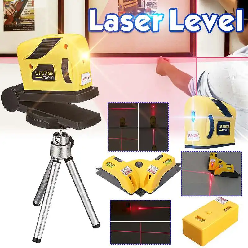360° Laser Level 2 Lines 4 In 1 Multipurpose Horizontal & Vertical Red Measure Degree Self- Leveling Cross Distance Meter
360° Laser Level 2 Lines 4 In 1 Multipurpose Horizontal & Vertical Red Measure Degree Self- Leveling Cross Distance Meter