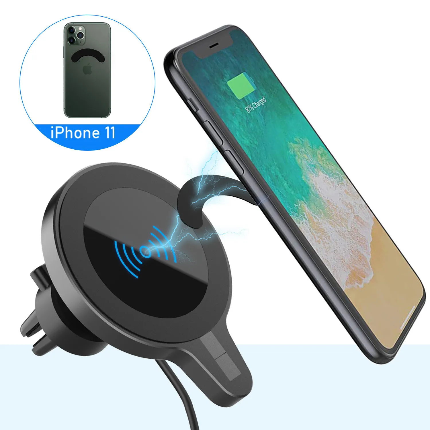 Magnetic Wireless Car Charger Mount Stand for iPhone12 Pro/Mini/Max Magsafe 15W Fast Charging Wireless Charger Car Phone Holder 
Magnetic Wireless Car Charger Mount Stand for iPhone12 Pro/Mini/Max Magsafe 15W Fast Charging Wireless Charger Car Phone Holder