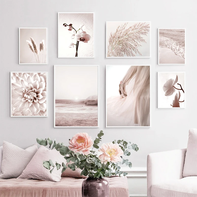 Flowers Ocean Wave Model Reed Romantic Landscape Poster Canvas Painting Pink Wall Art Poster Nordic Print Picture Home Decor
Flowers Ocean Wave Model Reed Romantic Landscape Poster Canvas Painting Pink Wall Art Poster Nordic Print Picture Home Decor