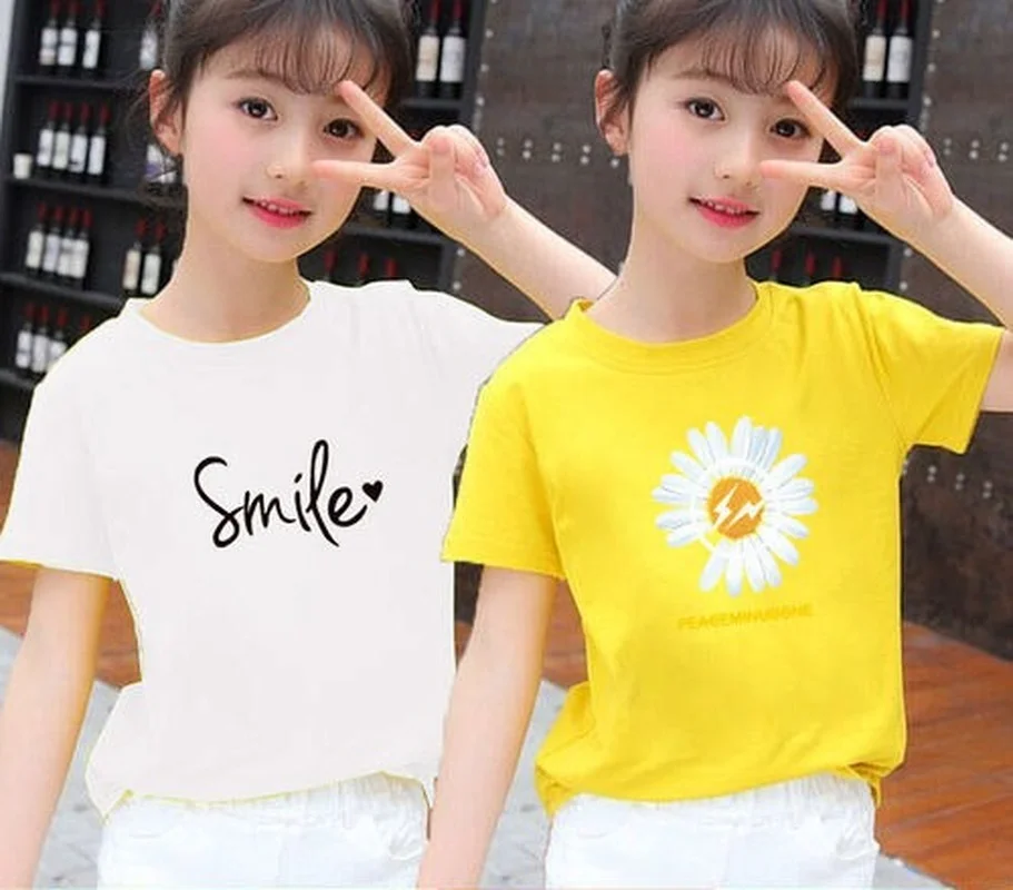2pc 2021 Summer Fashion T-shirt Tops for Girl Short Sleeves Children White Yellow Tees Baby Kid Cotton Clothes 3 8Y NEW ARRIVAL
2pc 2021 Summer Fashion T-shirt Tops for Girl Short Sleeves Children White Yellow Tees Baby Kid Cotton Clothes 3 8Y NEW ARRIVAL