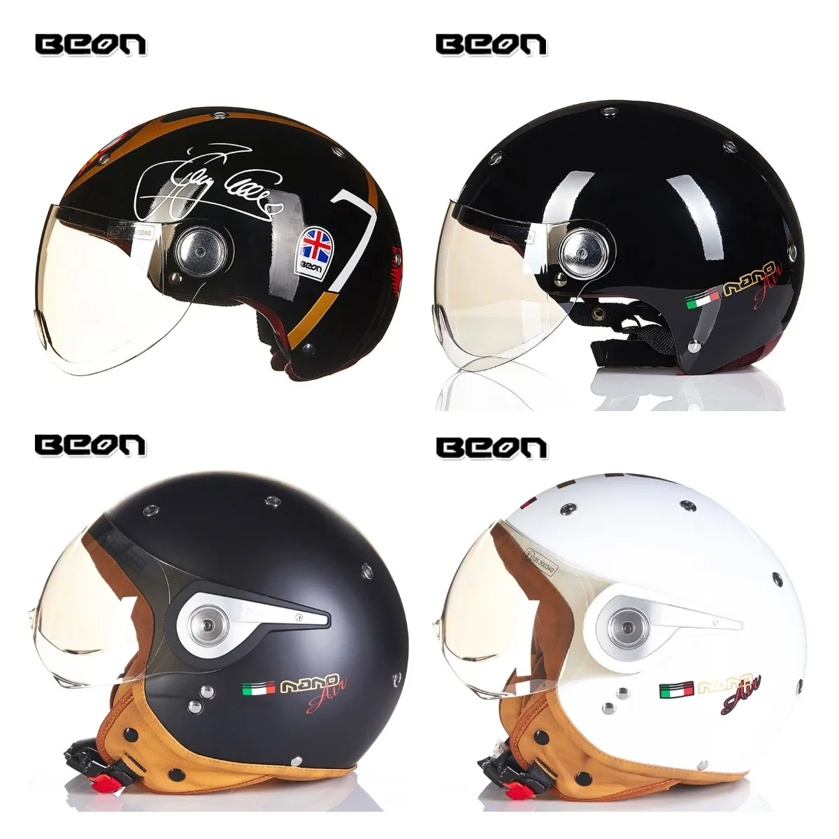 Vintage Beon Cafe Racer motorbike motorcycle helmet vespa casco capacete Half Helmet capacetes motociclistas capacete de moto
Vintage Beon Cafe Racer motorbike motorcycle helmet vespa casco capacete Half Helmet capacetes motociclistas capacete de moto