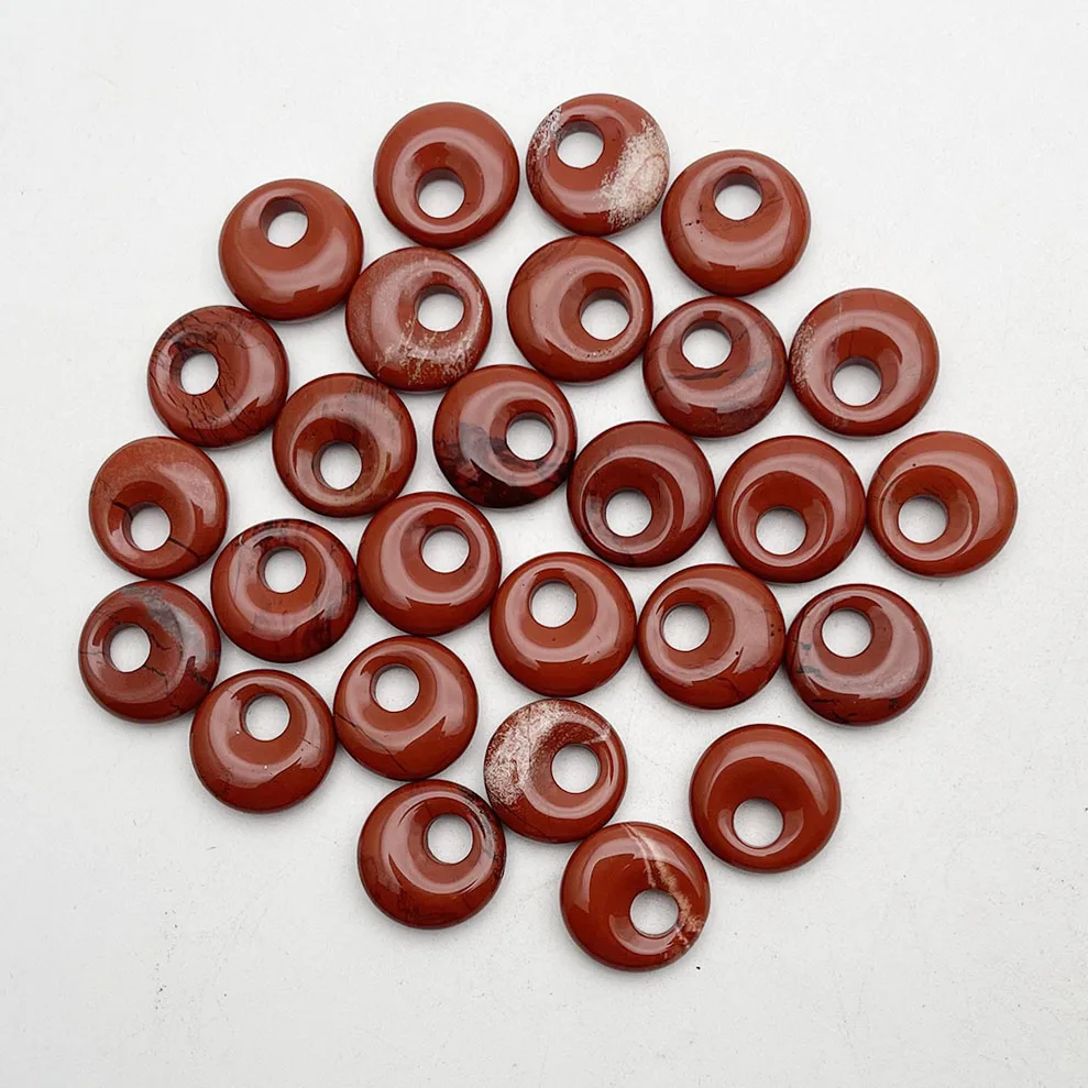 Natural stone Fashion red Jaspers 18mm gogo donut beads For Jewelry Making Pendant Earrings Charm accessories 24pc free shipping 
Natural stone Fashion red Jaspers 18mm gogo donut beads For Jewelry Making Pendant Earrings Charm accessories 24pc free shipping