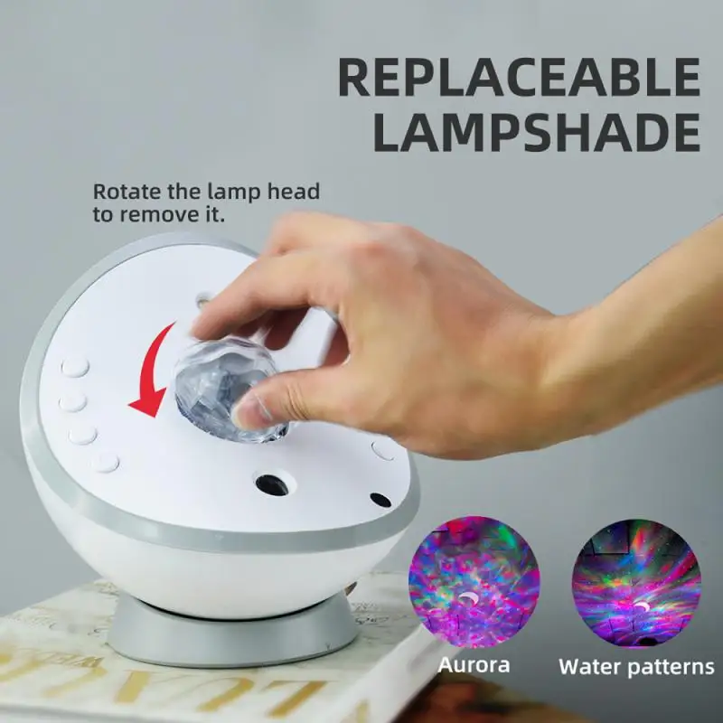 2021 New Starry Sky Galaxy LED Projector Lamp USB Charging Bluetooth Music Night Light Water Wave Rotatable Projection Lamp
2021 New Starry Sky Galaxy LED Projector Lamp USB Charging Bluetooth Music Night Light Water Wave Rotatable Projection Lamp
