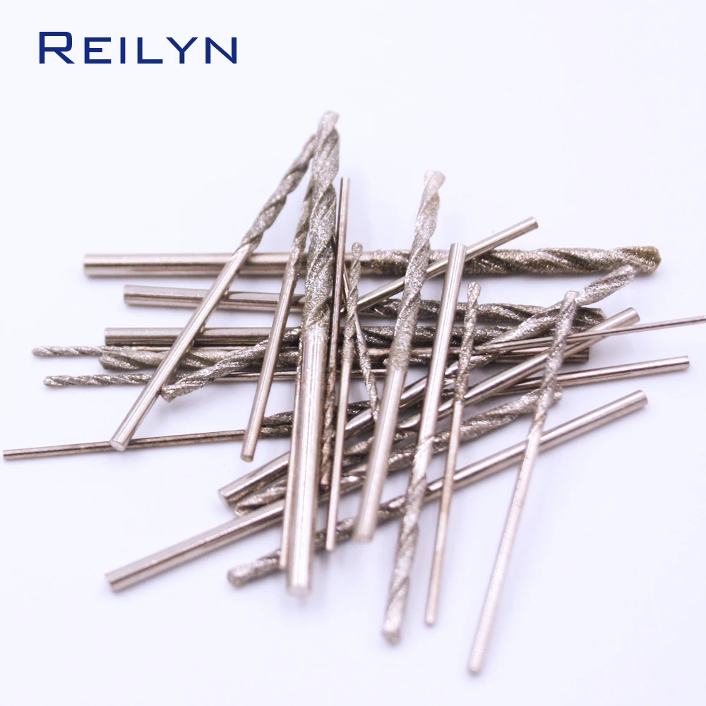 10pc Diamond twist drill Jade glass agate drilling bits grinding bits grinding needle super hard drill diamond emery twist drill
10pc Diamond twist drill Jade glass agate drilling bits grinding bits grinding needle super hard drill diamond emery twist drill