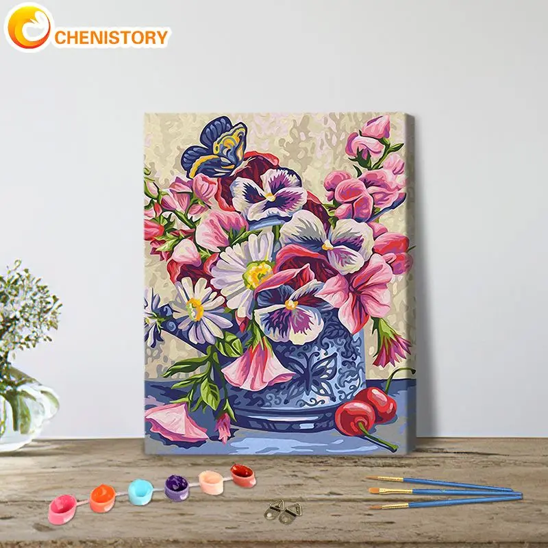 CHENISTORY Coloring By Numberkits For Adults Handpainted DIY Picture By Number Butterfly Flower On Canvas Home Decoration
CHENISTORY Coloring By Numberkits For Adults Handpainted DIY Picture By Number Butterfly Flower On Canvas Home Decoration