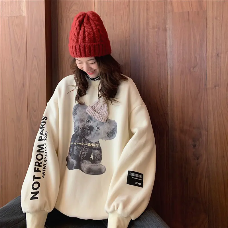 Harajuku Autumn Winter Warm Animals Hoodies Kawaii Women Cartoon Graphic Bears Hoodies Y2K Thick Comfy Hoodies
Harajuku Autumn Winter Warm Animals Hoodies Kawaii Women Cartoon Graphic Bears Hoodies Y2K Thick Comfy Hoodies