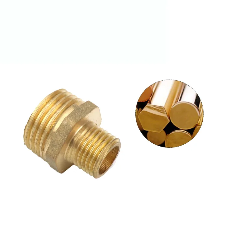 1/8 "до 1/4" BSP штыревая резьба Пневматическая Латунная Труба фитинг