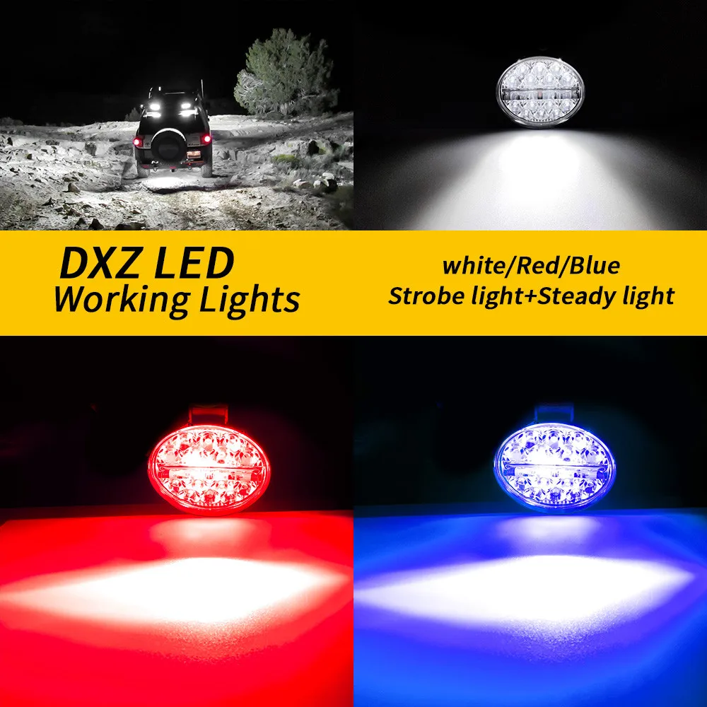 Round Shape LED Work Light Bar Offroad Lamp White&Red&Blue Strobe Lamp Car SUV Off-road Motorcycle Lights Projection Lighting
Round Shape LED Work Light Bar Offroad Lamp White&Red&Blue Strobe Lamp Car SUV Off-road Motorcycle Lights Projection Lighting