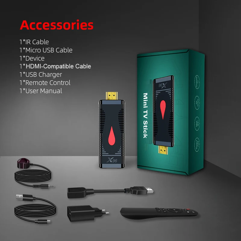 X96 S400 Smart TV Box 4K HD Android 10 TV Stick Allwinner H313 Quad Core 1GB 8GB 2.4G Wifi 2GB 16GB Set Top BOX Media Player
X96 S400 Smart TV Box 4K HD Android 10 TV Stick Allwinner H313 Quad Core 1GB 8GB 2.4G Wifi 2GB 16GB Set Top BOX Media Player