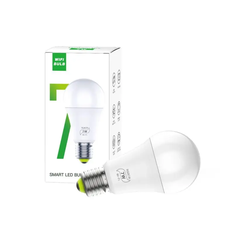 E27 AC100-240V WiFi Smart Light Dimmable Bulb Multicolor Wake-Up Lights custom scene Compatible with Alexa and Google Assistant
E27 AC100-240V WiFi Smart Light Dimmable Bulb Multicolor Wake-Up Lights custom scene Compatible with Alexa and Google Assistant