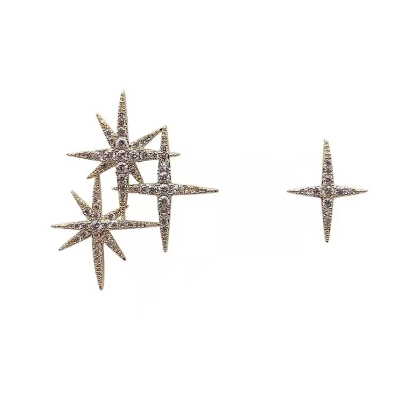 Fashion All-match Shiny Star Earrings Cold Wind Earrings Women's Holiday Gifts Jewelry Wholesale
Fashion All-match Shiny Star Earrings Cold Wind Earrings Women's Holiday Gifts Jewelry Wholesale