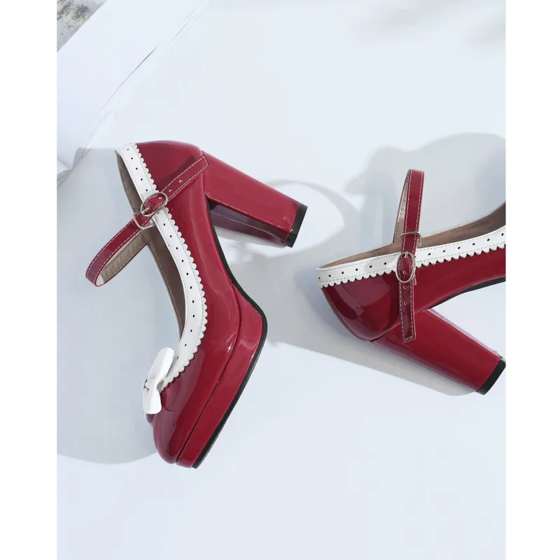 Sweet Women's Shoes Fashion 2021 Spring Autumn Girl Mary Jane Thick Heels Lolita Student Platform Shoes Leather Buckle Plus Size
Sweet Women's Shoes Fashion 2021 Spring Autumn Girl Mary Jane Thick Heels Lolita Student Platform Shoes Leather Buckle Plus Size