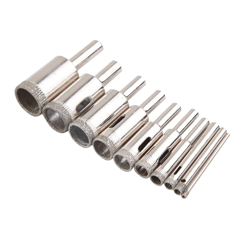 10 Pcs Glass Drill Bits Kit 3-20mm Drill Guide Locator Hole Saw Cutter Tool Auxiliary Handle Positioning Dowel Drilling Installa
10 Pcs Glass Drill Bits Kit 3-20mm Drill Guide Locator Hole Saw Cutter Tool Auxiliary Handle Positioning Dowel Drilling Installa