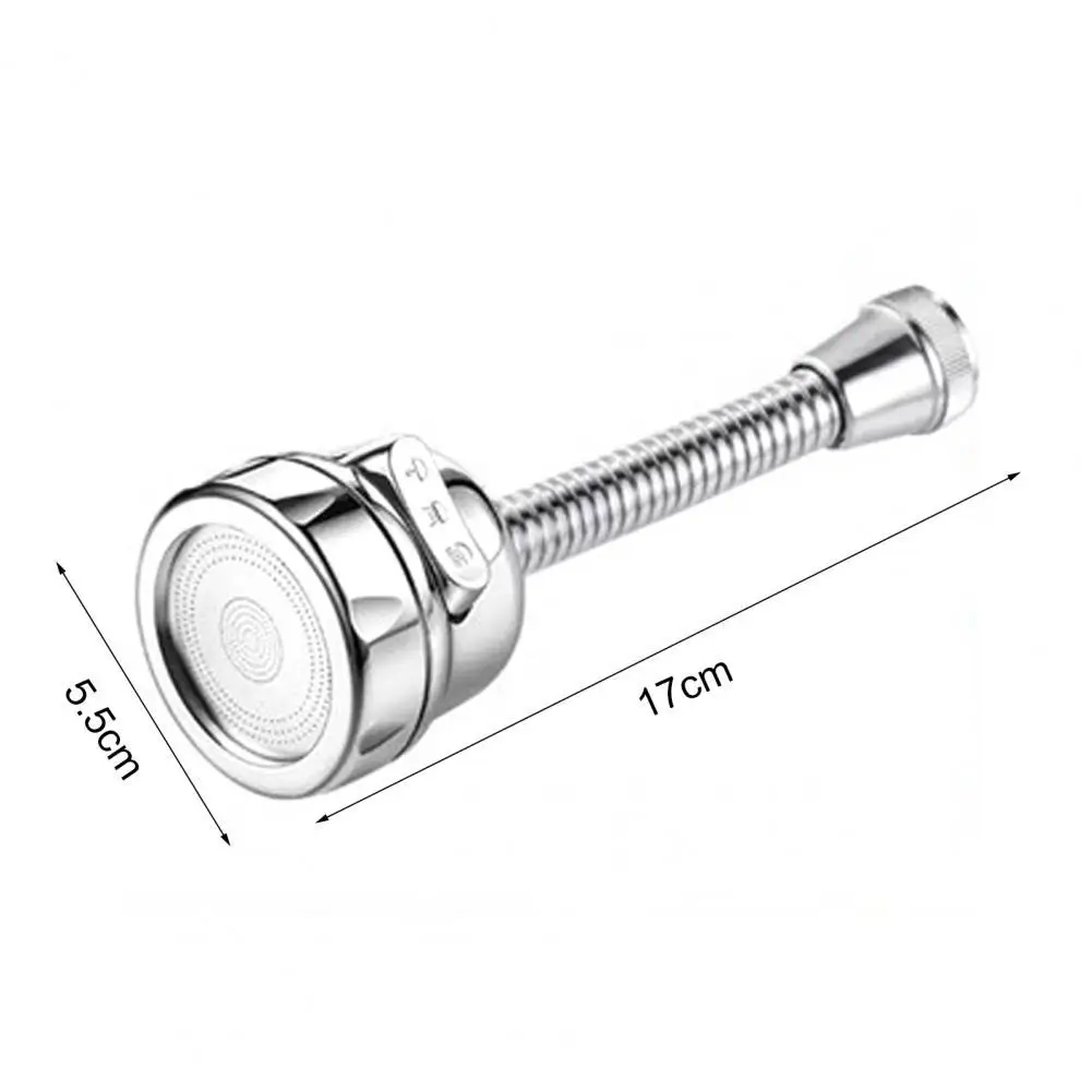 Flexible Water Tap 360 Degree Rotatable Silver Color Easy Installation 3 Levels Faucet Nozzle Kitchen Accessories Gadgets
Flexible Water Tap 360 Degree Rotatable Silver Color Easy Installation 3 Levels Faucet Nozzle Kitchen Accessories Gadgets