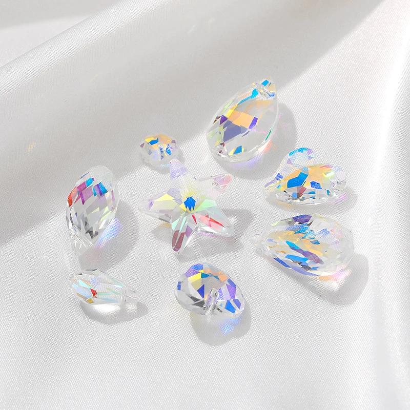 10PCS Rainbow Color Geometry Heart Star Water Drop Crystal Beads Bulk Items Wholesale Lots Jewelry Making
10PCS Rainbow Color Geometry Heart Star Water Drop Crystal Beads Bulk Items Wholesale Lots Jewelry Making