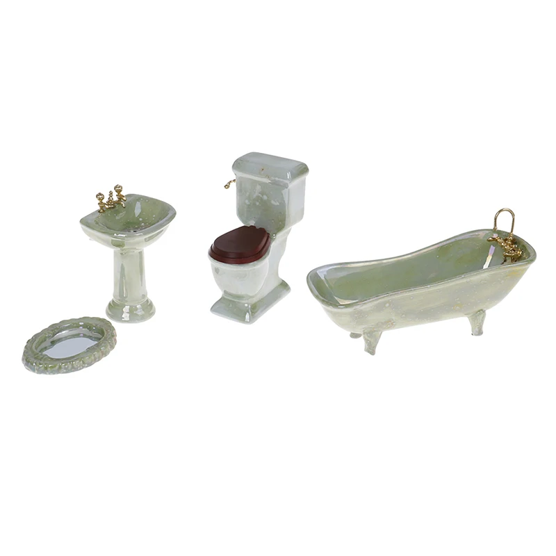 2022 1Set Green Porcelain Bathroom Set Toilet Basin Bathtub Furniture Toy Accessories 1:12 Dollhouse Miniature
2022 1Set Green Porcelain Bathroom Set Toilet Basin Bathtub Furniture Toy Accessories 1:12 Dollhouse Miniature