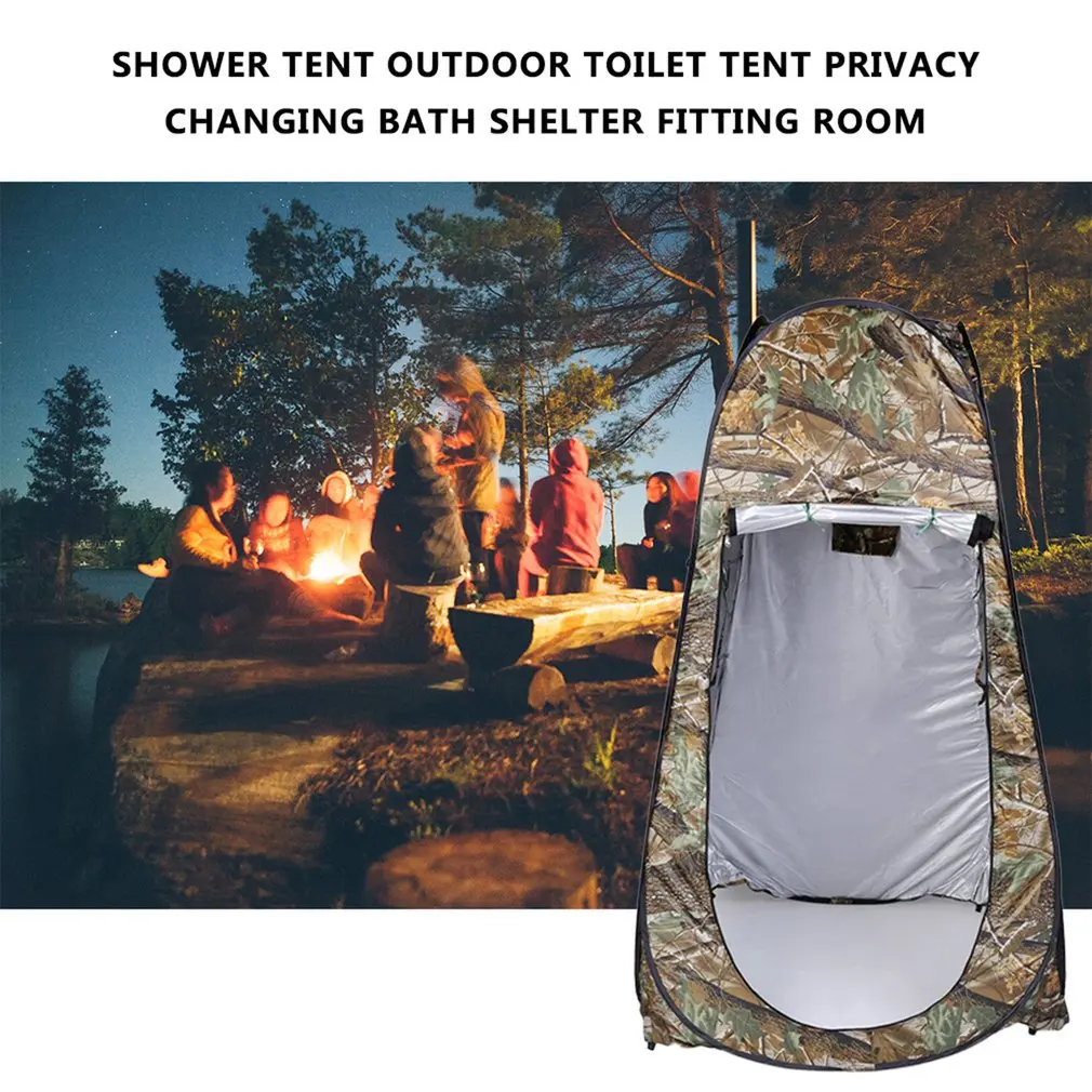 Outdoor Moving Shower Toilet Tent Privacy Changing Bath Shelter Fitting Room Waterproof Pop Up 180T Tent With Bag Camouflage
Outdoor Moving Shower Toilet Tent Privacy Changing Bath Shelter Fitting Room Waterproof Pop Up 180T Tent With Bag Camouflage