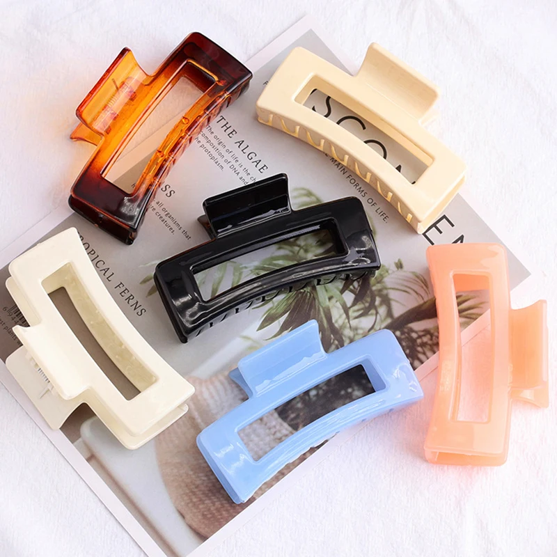 Women Claw Clip Large Size Plastic Hair Clip Crabs Clip Hair Accessories Gift SWD889
Women Claw Clip Large Size Plastic Hair Clip Crabs Clip Hair Accessories Gift SWD889