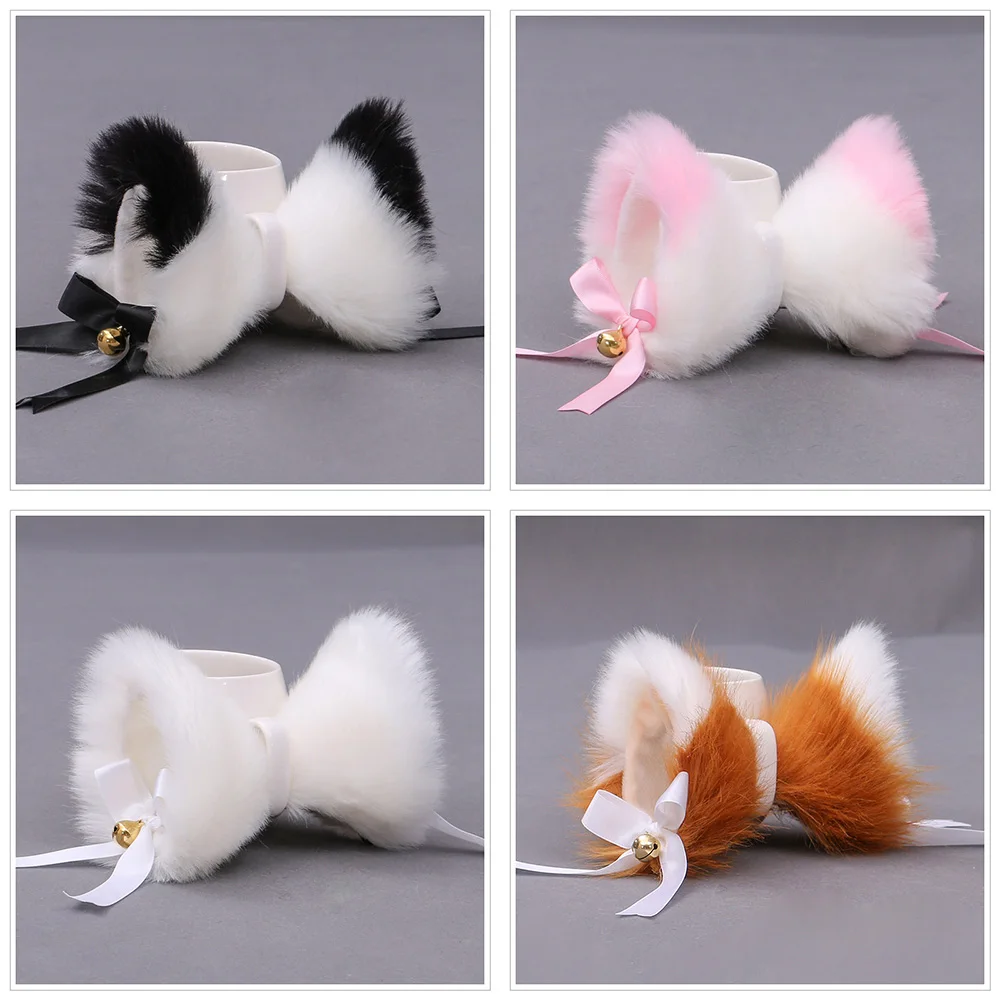 Lolita Headwear Cosplay Cute Fox Cat Ears Plush Clip Hair Ties Kawaii Masquerade Party Bow Tie Bell Girls Anime Accessories
Lolita Headwear Cosplay Cute Fox Cat Ears Plush Clip Hair Ties Kawaii Masquerade Party Bow Tie Bell Girls Anime Accessories