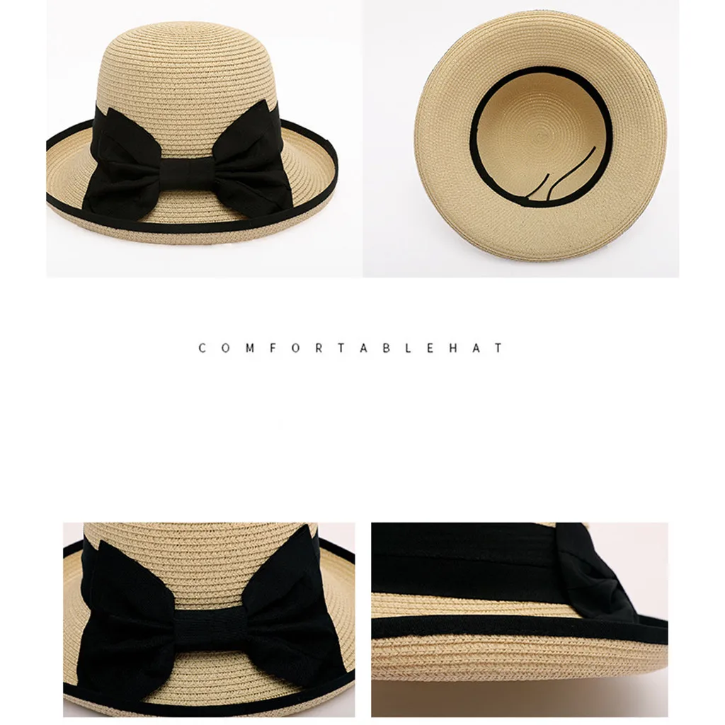 2020 New Elegant Women's Bow Hat Summer Outdoor Fashion Womens Girls Straw Beach Sun cap hot sale#guahao
2020 New Elegant Women's Bow Hat Summer Outdoor Fashion Womens Girls Straw Beach Sun cap hot sale#guahao