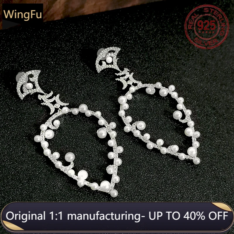 s925 sterling silver women silver pear-shaped earrings pendant with natural pearl luxury compact fashion cute monaco jewelry gif
s925 sterling silver women silver pear-shaped earrings pendant with natural pearl luxury compact fashion cute monaco jewelry gif