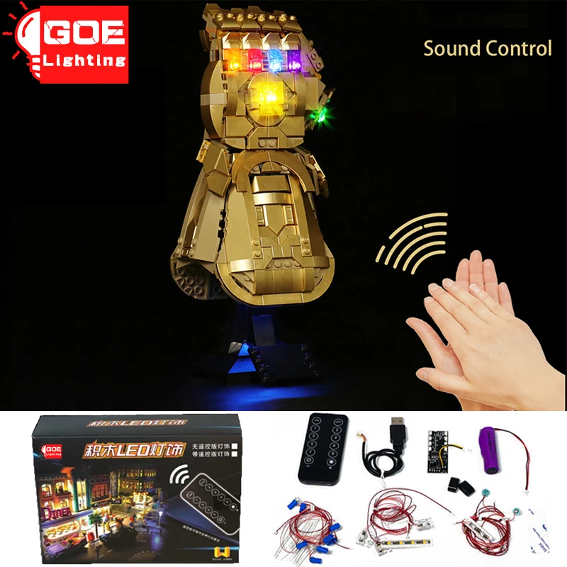 GOELIGHTING Brand Infinite Gloves Bricks LED RC Light Up Kit For Lego 76191 For Star Plan Lamp Set Toys(Only Light Group)
GOELIGHTING Brand Infinite Gloves Bricks LED RC Light Up Kit For Lego 76191 For Star Plan Lamp Set Toys(Only Light Group)