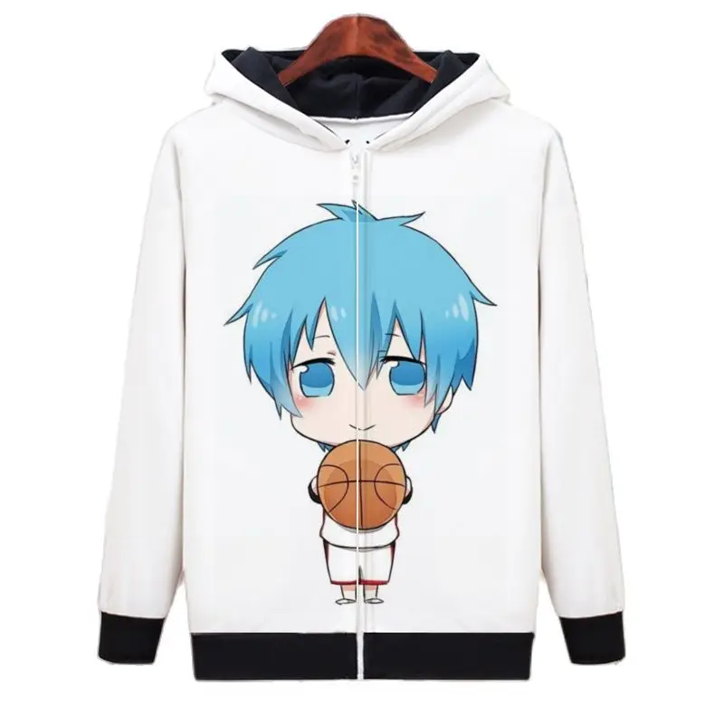 Повседневная хлопковая толстовка унисекс с капюшоном и принтом Kuroko 
Повседневная хлопковая толстовка унисекс с капюшоном и принтом Kuroko