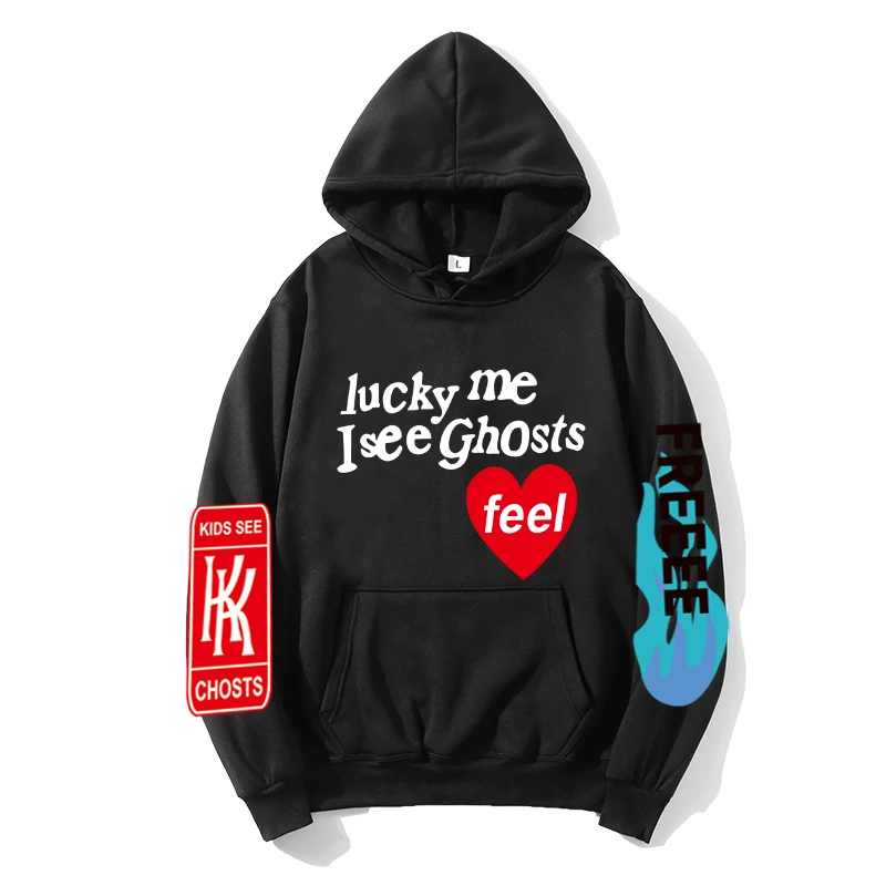 Hot Style Kanye West Graffiti Letter Print Plus Fleece Sweatshirt Men's Harajuku Polar Fleece Hoodie Hip Hop Stranger Hoodie
Hot Style Kanye West Graffiti Letter Print Plus Fleece Sweatshirt Men's Harajuku Polar Fleece Hoodie Hip Hop Stranger Hoodie